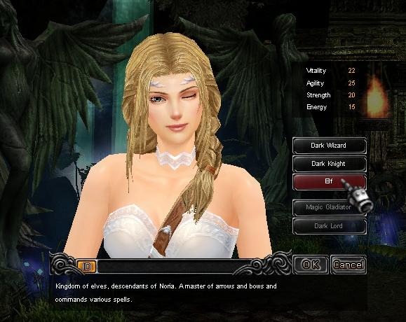 Hình ảnh nhân vật Fairy Elf Tiên Nữ MU Đại Việt