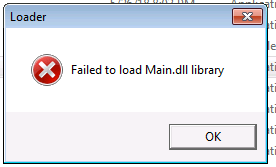Lỗi Failed to load Main.dll library Mu Online